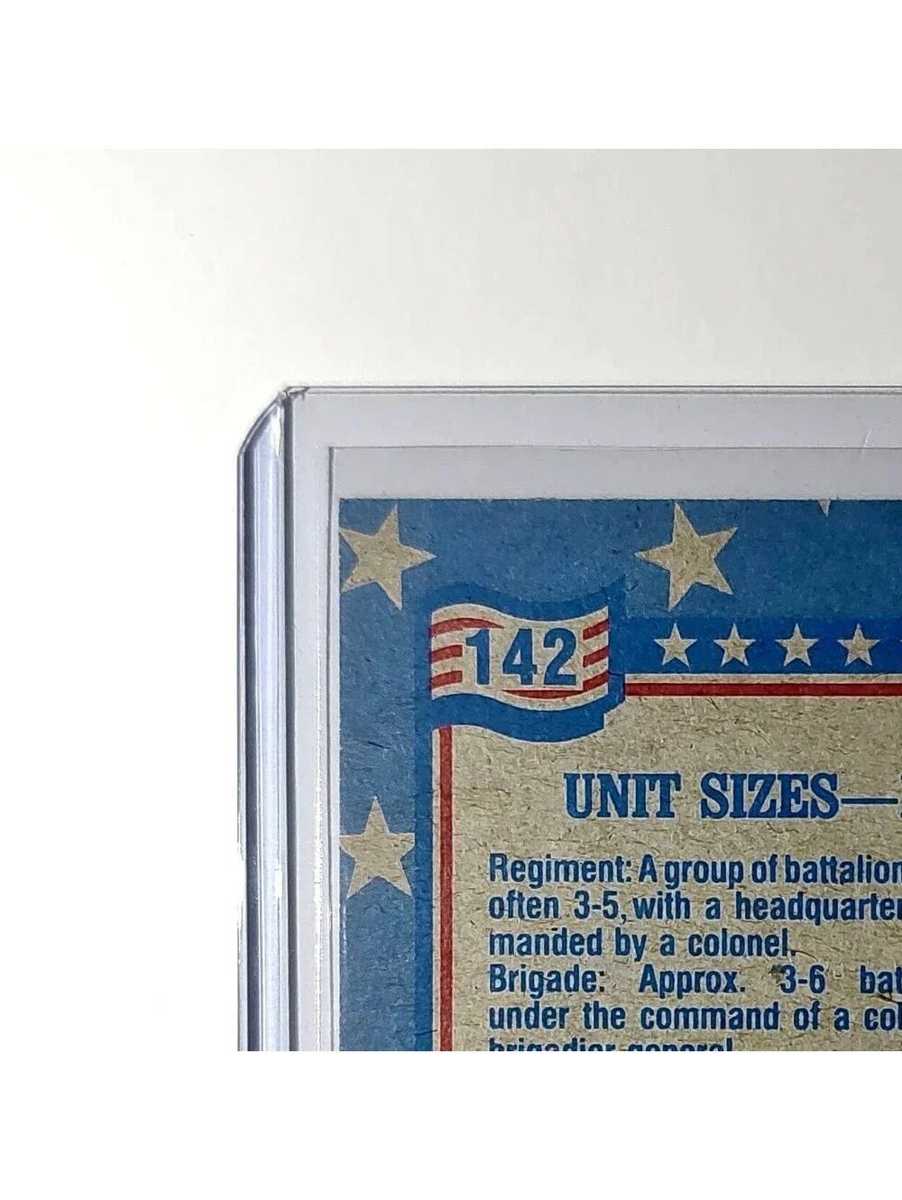 Unit Sizes – B 1991 Topps Desert Storm #142 Card